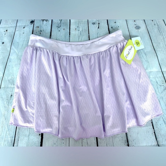 L’Oeuf Poché Ballet Pirouette Skort Side Pockets Tennis Skirt - Picture 2 of 11